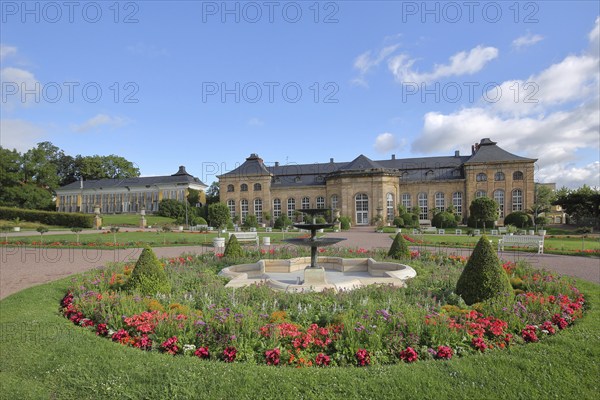 Baroque Orangery, Castle Park, English Garden, Baroque Garden, Gotha, Thuringia, Germany, Europe