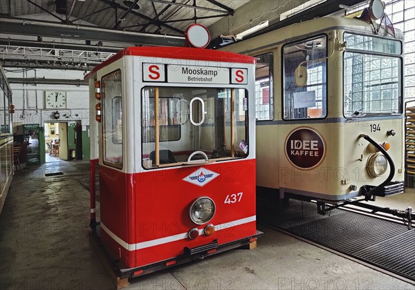 Former Mooskamp depot, museum vehicle fleet, Dortmumd local transport museum, Ruhr area, North Rhine-Westphalia, Germany, Europe
