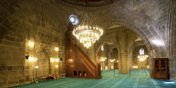 Grand mosque of Erzurum or Atabey Mosque, Minbar, Erzurum, Turkey, Asia