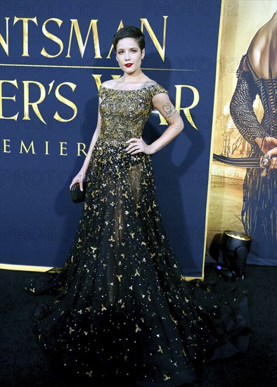 Halsey at the Los Angeles premiere of 'The Huntsman: Winter's War' held at the Regency Village Theatre in Westwood, USA on April 11, 2016