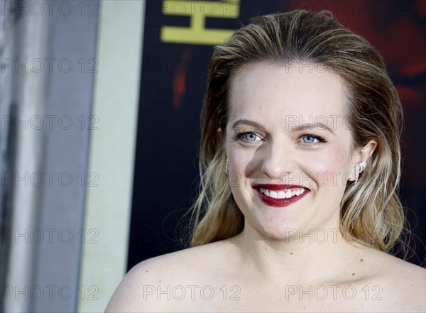 Elisabeth Moss at the Los Angeles premiere of 'The Kitchen' held at the TCL Chinese Theatre IMAX in Hollywood, USA on August 5, 2019