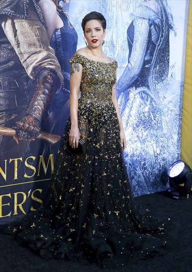 Halsey at the Los Angeles premiere of 'The Huntsman: Winter's War' held at the Regency Village Theatre in Westwood, USA on April 11, 2016