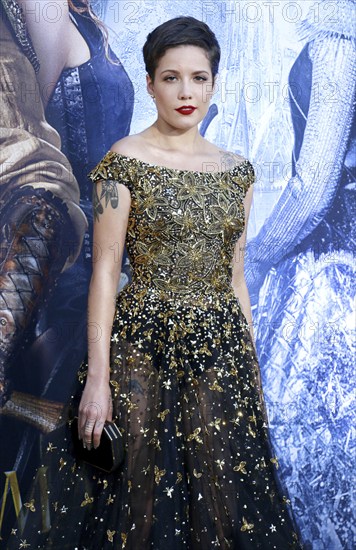 Halsey at the Los Angeles premiere of 'The Huntsman: Winter's War' held at the Regency Village Theatre in Westwood, USA on April 11, 2016