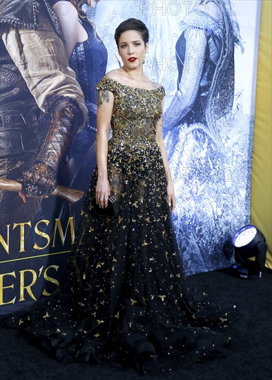 Halsey at the Los Angeles premiere of 'The Huntsman: Winter's War' held at the Regency Village Theatre in Westwood, USA on April 11, 2016