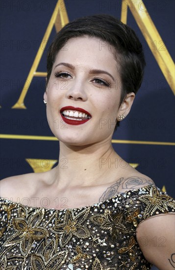 Halsey at the Los Angeles premiere of 'The Huntsman: Winter's War' held at the Regency Village Theatre in Westwood, USA on April 11, 2016