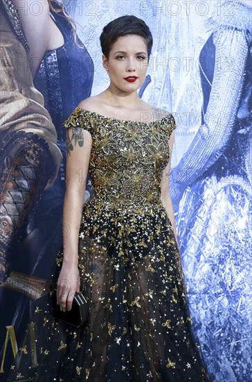Halsey at the Los Angeles premiere of 'The Huntsman: Winter's War' held at the Regency Village Theatre in Westwood, USA on April 11, 2016