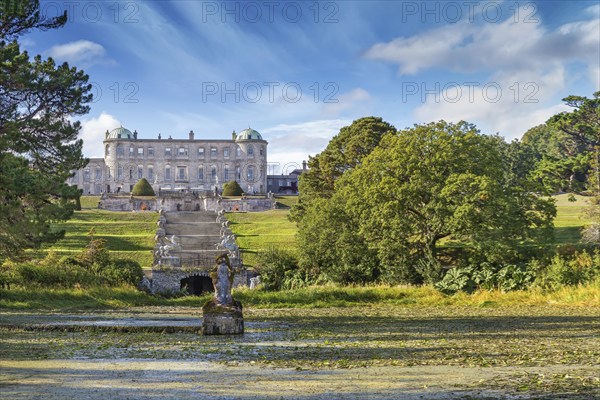 View of Powerscourt Estate from garden, Ireland, Europe