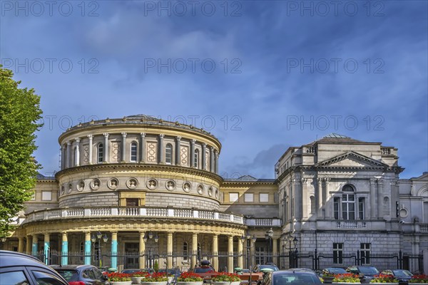 Building of National Library of Ireland, Dublin, Ireland, Europe