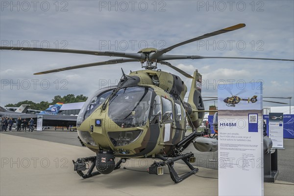 Airbus Helicopter H145M, ILA 2024, International Aerospace Exhibition Berlin, Schönefeld, Brandenburg, Germany, Europe