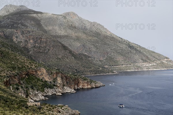 Landscape in the Zingaro National Park, Sicily, Italy, Europe