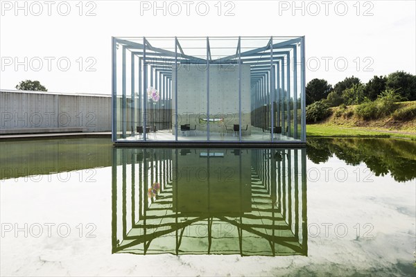 Art Museum and Langen Foundation, architect Tadao Ando, near Neuss, North Rhine-Westphalia, Germany, Europe