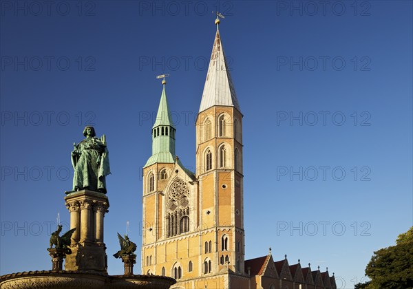 Dankwarderode Castle, a lowland castle, today part of the Herzog Anton Ulrich Museum, Braunschweig, Lower Saxony, Germany, Europe