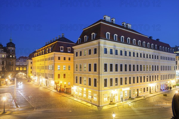 The Taschenbergpalais was built from 1705 as a baroque aristocratic palace in Dresden. After its partial destruction in 1945, it was reconstructed from 1992 as the luxury hotel Taschenbergpalais Kempinski Dresden and opened in 1995. After extensive renovation, the Hotel Taschenbergpalais Kempinski Dresden reopened in 2024, Dresden, Saxony, Germany, Europe