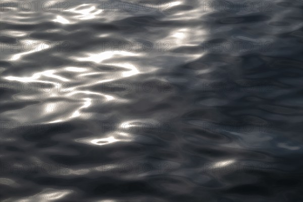 Light reflections on sea surface, sea, Baltic Sea