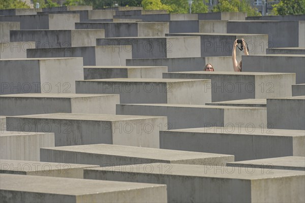Holocaust Memorial, Field of Stelae, Mitte, Berlin, Germany, Europe