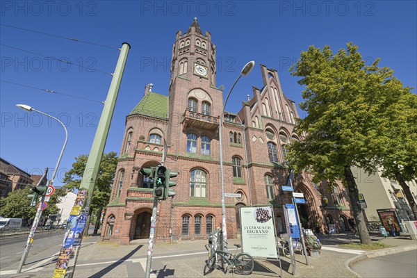 Old Town Hall, House of Culture, Karl-Liebknecht-Straße, Rudolf-Breitscheid-Straße, Babelsberg, Potsdam, Brandenburg, Germany, Europe