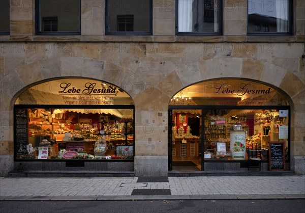 Lebe Gesund food market, vegan, bakery, shop, organic shop, Stuttgart, Baden-Württemberg, Germany, Europe