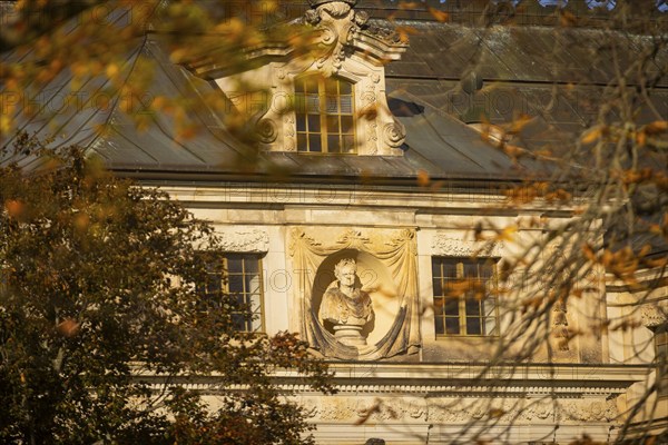 The Great Garden in Dresden is a park of Baroque origin. The Great Garden has been remodelled many times in the course of its more than three hundred years of history, although the basic baroque structure has remained recognisable. The palace in the Great Garden, Dresden, Saxony, Germany, Europe