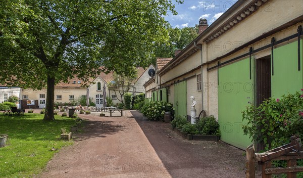 De Bonte Beestenboel, children's farm and former vagabond farmhouse at the Colony of Wortel near Hoogstraten, province of Antwerp, Flanders, Belgium, AI generated, Europe