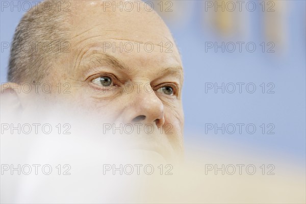 Olaf Scholz (SPD), Federal Chancellor, on his way to the Federal Press Conference, bpk, Federal Press Conference, Berlin, 24 July 2024