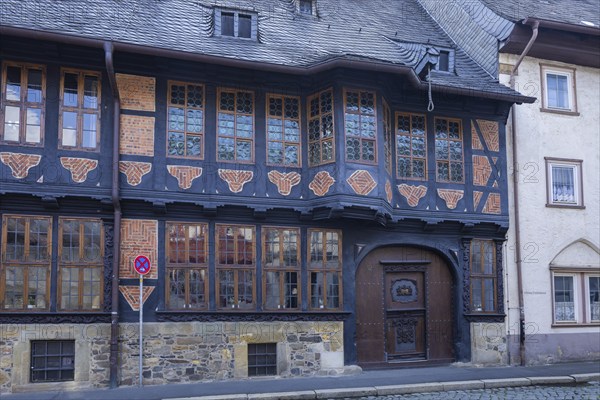 The Siemens House is one of the largest, most important and best-preserved late Baroque town houses in Goslar. It was built in 1692/93 by the merchant and town captain Hans Siemens, Old Town, Goslar, Lower Saxony, Germany, Europe