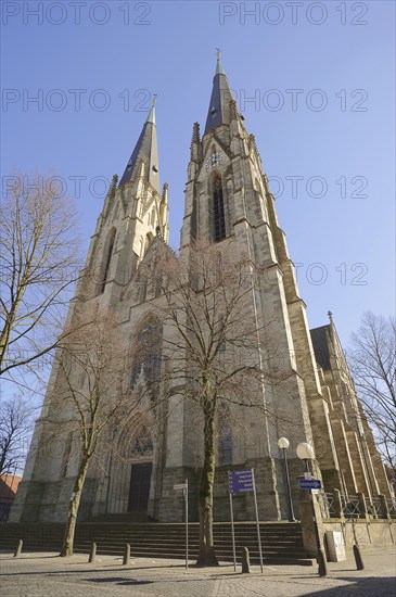 Propsteikirche St. Ludgerus or Ludgerus-Dom, Billerbeck, Münsterland, North Rhine-Westphalia, Germany, Europe