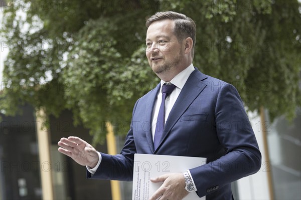 Uli Grötsch, Federal Police Commissioner to the German Bundestag, recorded during the presentation of the Police Commissioner's report at the Federal Press Conference in Berlin, 27 June 2024