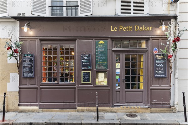 Restaurant Le Petit Dakar, Marais, Paris, Ile de France, France, Paris, Ville de Paris, France, Europe