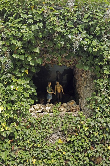Hellbrunn Palace, pleasure palace, trick fountains, Salzburg, Austria, water automaton, Europe
