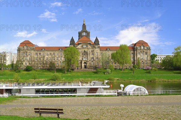 Saxon state Chancellery, Dresden, Saxony, Germany, Europe