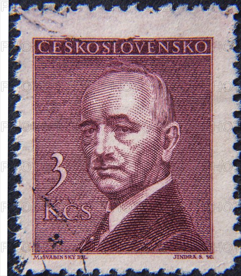 Edvard Benes, 1884, 1948, a Czech politician and statesman who served as the president of Czechoslovakia from 1935 to 1938, and again from 1939 to 1948