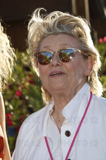 Gitte Hænning-Johansson arriving for the anniversary premiere of CABARET, The Berlin Musical at the Tipi am Kanzleramt in Berlin on 13 July 2024