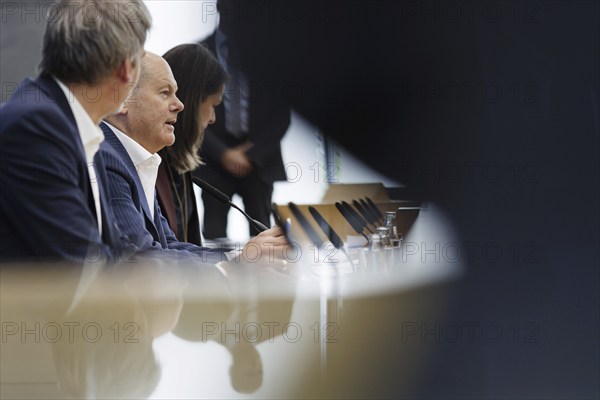 Olaf Scholz (SPD), Federal Chancellor, at the Federal Press Conference, bpk, Federal Press Conference, Berlin, 24 July 2024