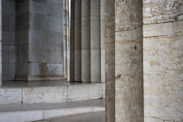 Colonnade in design of a Greek temple, Germany, Europe