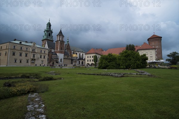 Castle Wawel in Krakow, Poland, Europe