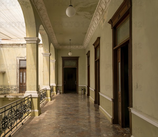 Interior of Casa Molina, Museo de Arte Popular de Yucatan, Merida, Mexico, Central America