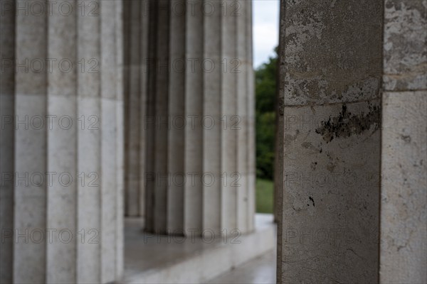 Colonnade in design of a Greek temple, Germany, Europe