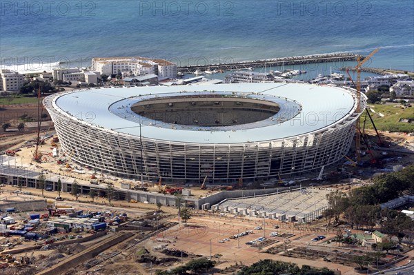 Green Point, football stadium, construction site, Cape Town, South Africa, Africa