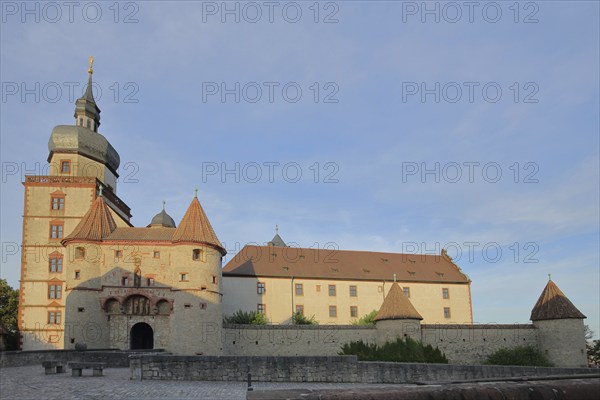 Scherenberg Gate of Marienberg Fortress, Gatehouse, Renaissance, Würzburg, Lower Franconia, Franconia, Bavaria, Germany, Europe