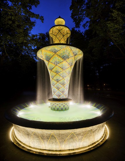 Mosaic Fountain in the Great Garden