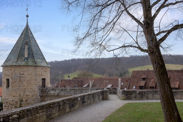 Green Tower, Bebenhausen Cistercian Monastery, Tübingen, Baden-Württemberg, Germany, Europe