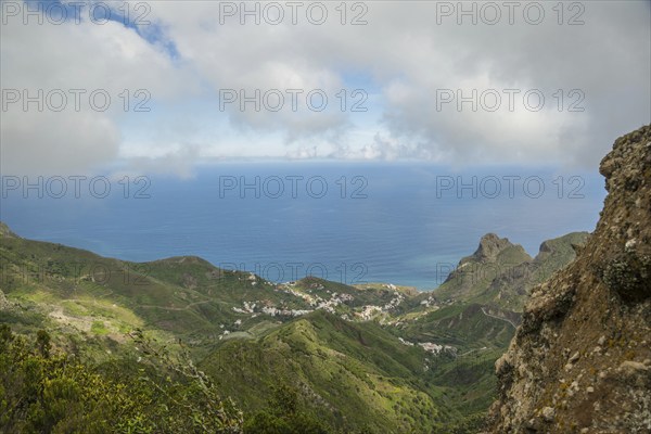 Taganana, Taganana Valley, Barranco de la Iglesia, macizo de anaga (Montanas de Anaga), Las, Tenerife, Canary Islands, Spain, Europe