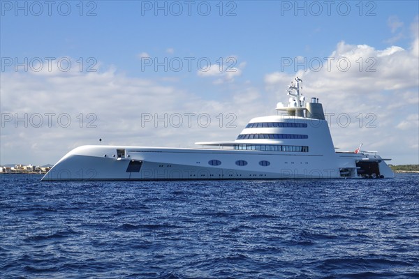 Yacht Motor yacht A built in 2008 at shipyard Blohm Voss GmbH, length 119 metres, Majorca, Spain, Europe