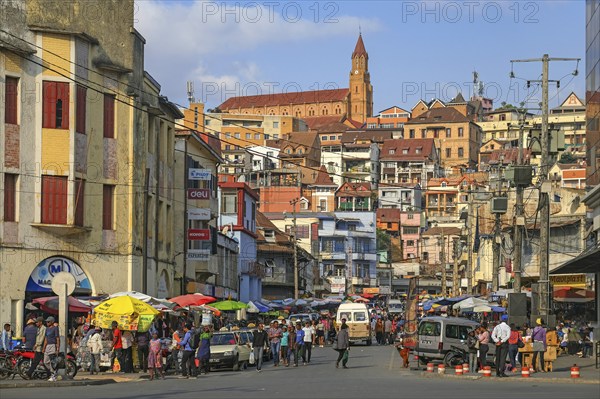 Faravohitra Church in the Analakely district of the city Antananarivo, Analamanga, Madagascar, Africa