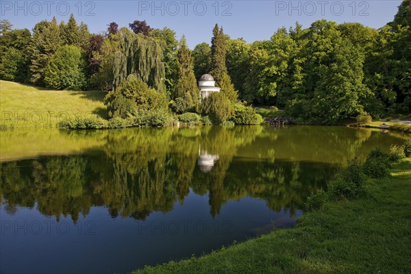Bergpark Wilhelmshöhe with the Jussow Temple, UNESCO World Heritage Site, Kassel, Hesse, Germany, Europe