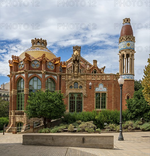 Historic hospital complex of the Hospital de la Santa Creu i Sant Pau, Barcelona, Catalonia, Spain, Europe