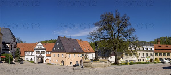 Lauenstein is a district of the town of Geising in the upper Müglitz valley. It is one of the oldest settlements in the Eastern Ore Mountains