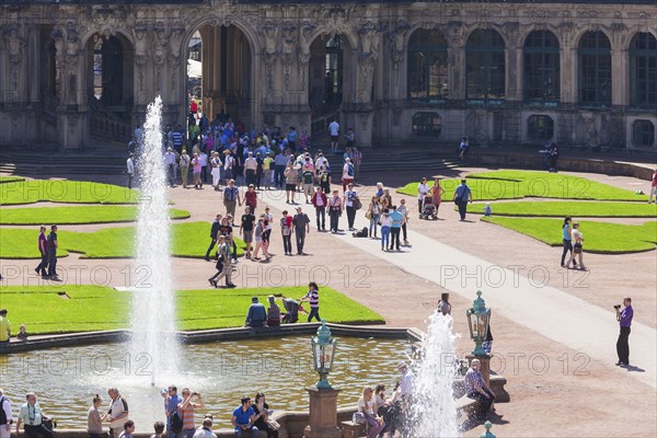 Dresden Zwinger in Spring