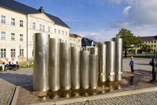 Frauenstein organ fountain on the market square