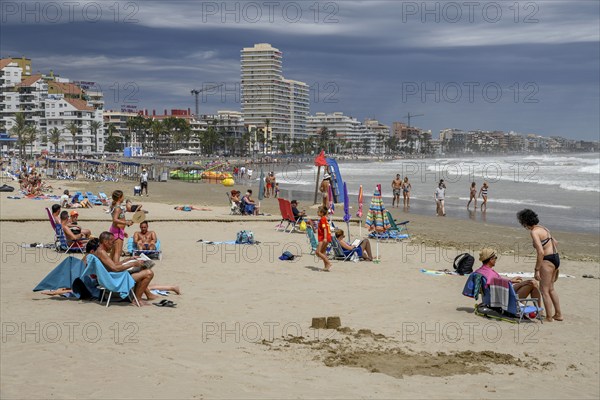 Peñíscola beach, Castellón province, Costa del Azahar, Valencia region, Spain, Europe